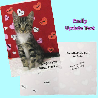 Bandit The Cat's Happy Birthday Card