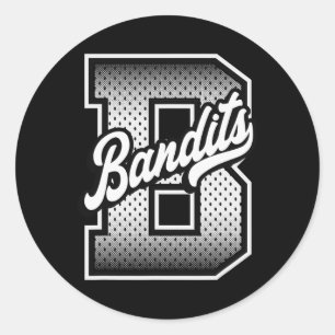 Bandits  classic round sticker