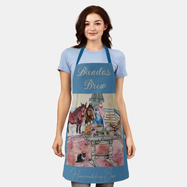 Bandos Beer home made horse brew Apron (Worn)