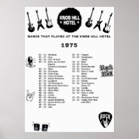 Bands That Played At The Knob Hill Hotel 1975