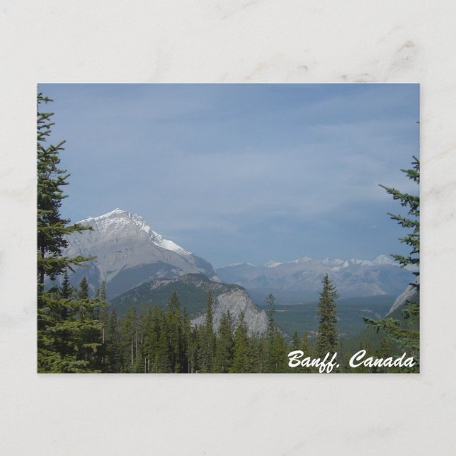 Banff Alberta Canada, Canadian National Park Postcard (Front)
