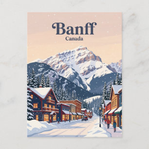 Banff Alberta, Canada Postcard