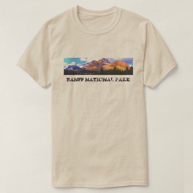 Banff and Jasper National Park T-Shirt (Design Front)