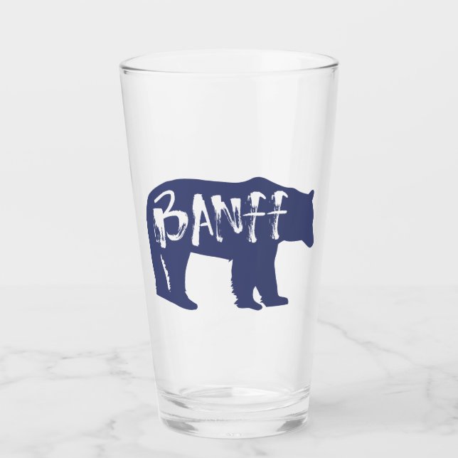 Banff Bear Glass (Front)
