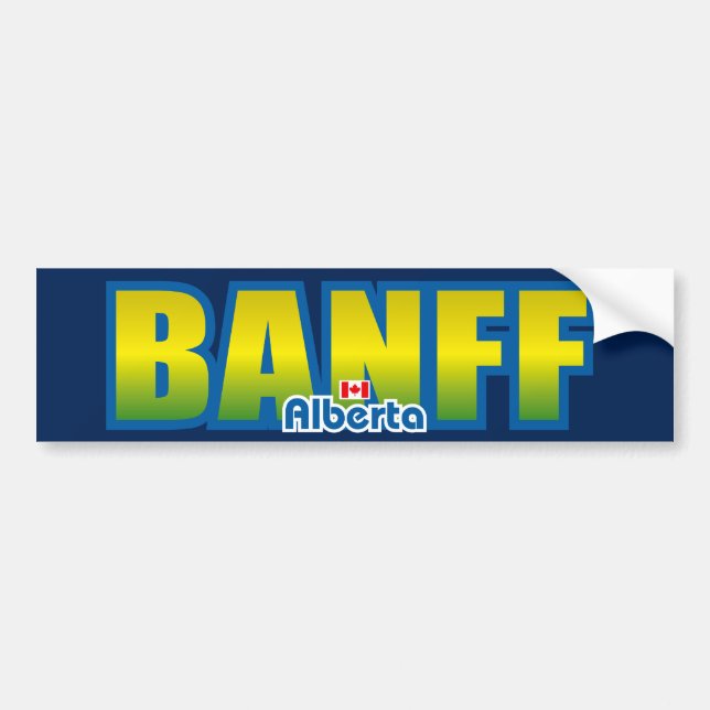 Banff Bumper Bumper Sticker (Front)