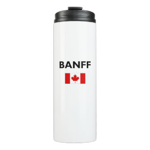 Banff Canada Canadian Flag Light-Colour Thermal Tumbler