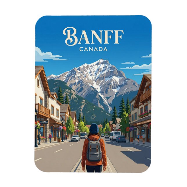 BANFF CANADA MAGNET (Vertical)