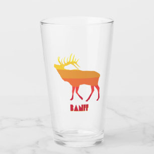 Banff Elk Glass