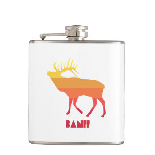 Banff Elk Hip Flask
