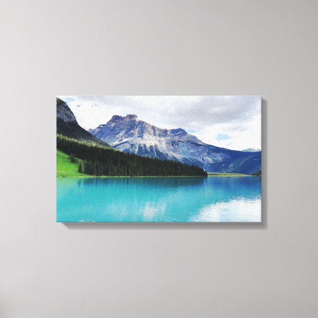 Banff Emerald Lake Canvas Print (Front)