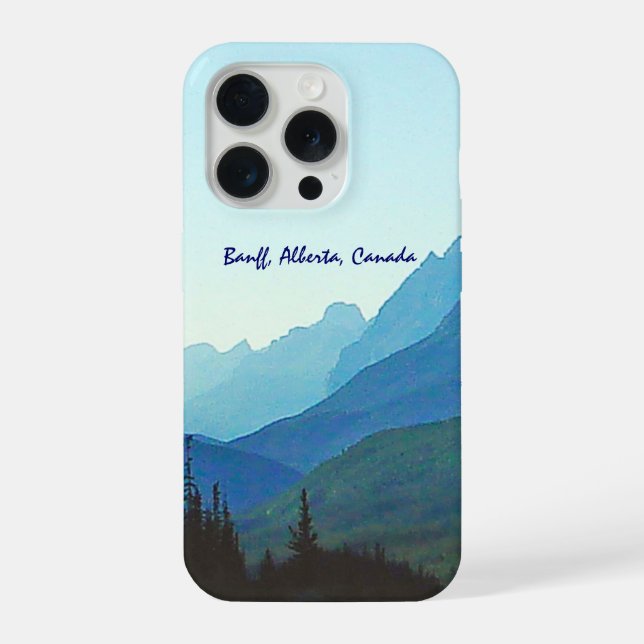Banff Jasper Blue iPhone Case (Back)