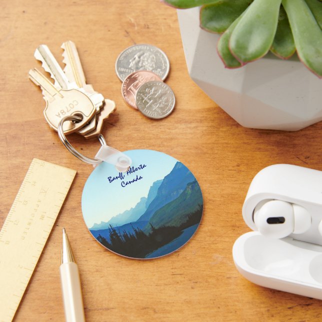 Banff Jasper Blue Key Ring (Desk)
