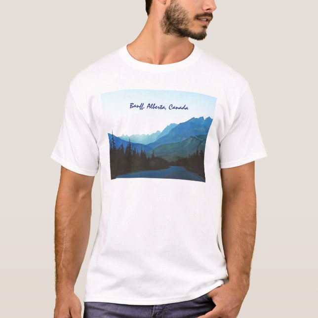 Banff Jasper Blue T-Shirt (Front)