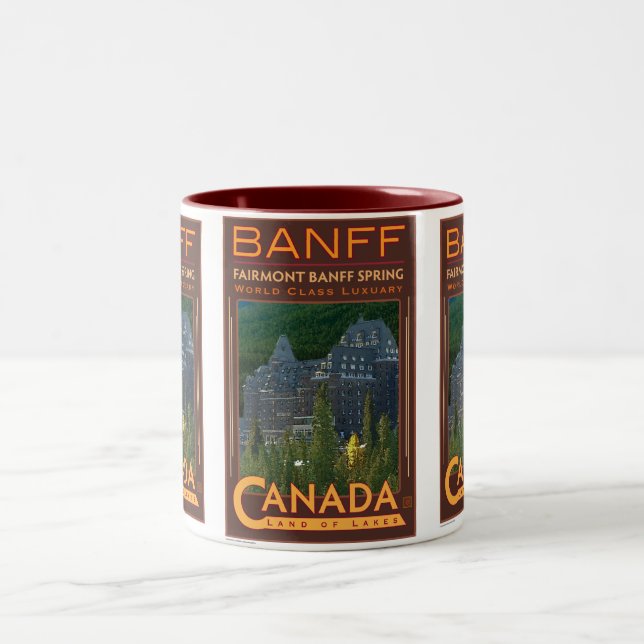 Banff-Mug Two-Tone Coffee Mug (Center)