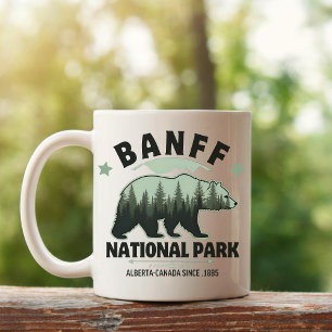 Banff National Park Adventure – Watercolor Bear Coffee Mug