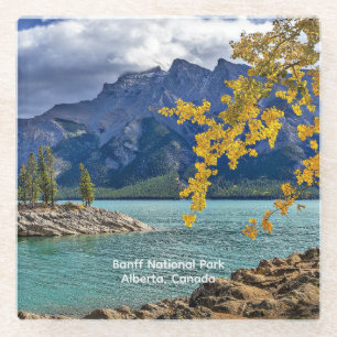 Banff National Park, Alberta, Canada Glass Coaster