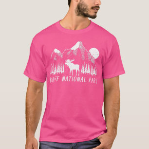 Banff National Park Alberta Canada Hiking Moose Mo T-Shirt