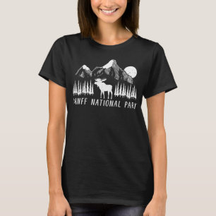 Banff National Park Alberta Canada Hiking Moose Mo T-Shirt