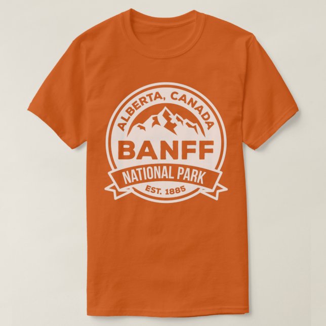 Banff National Park Alberta Canada T-Shirt (Design Front)