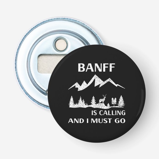 Banff National Park Bottle Opener (Front)