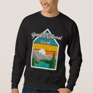 Banff National Park Canada Alberta Nature Camping Sweatshirt