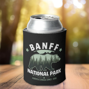Banff National Park Canada – Bear and Forest Can Cooler