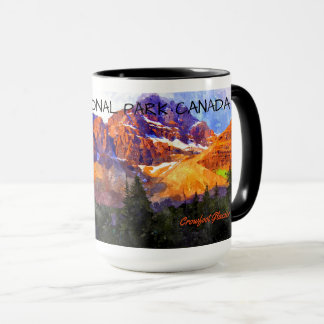 Banff National Park Canada Crowfoot Glacier Mug