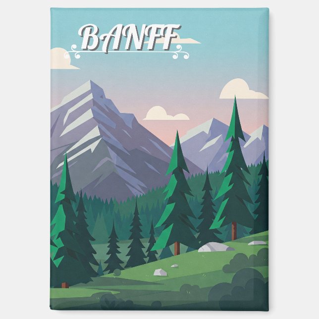 Banff National Park Canada Magnet (Front)