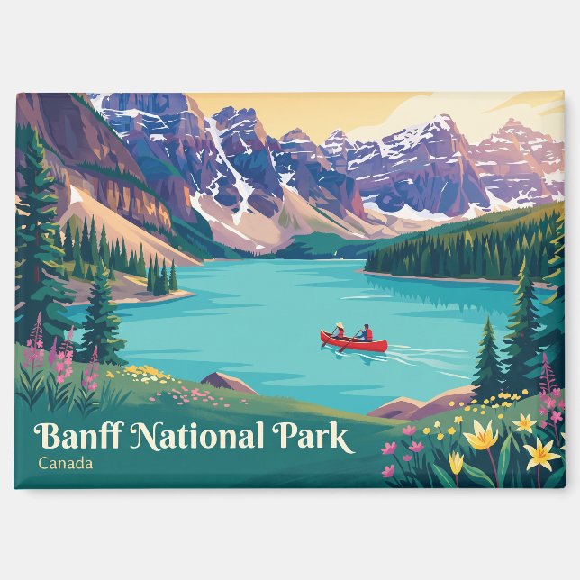 Banff National Park Canada Magnet (Front)