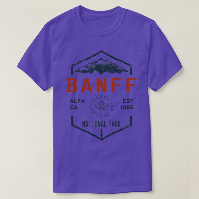 Banff National Park Canada T-Shirt (Design Front)