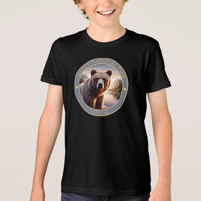 Banff National Park Canada Tri-Blend Shirt (Front)