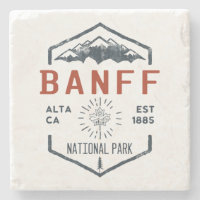 Banff National Park Canada Vintage Distressed