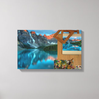 Banff national park canvas print
