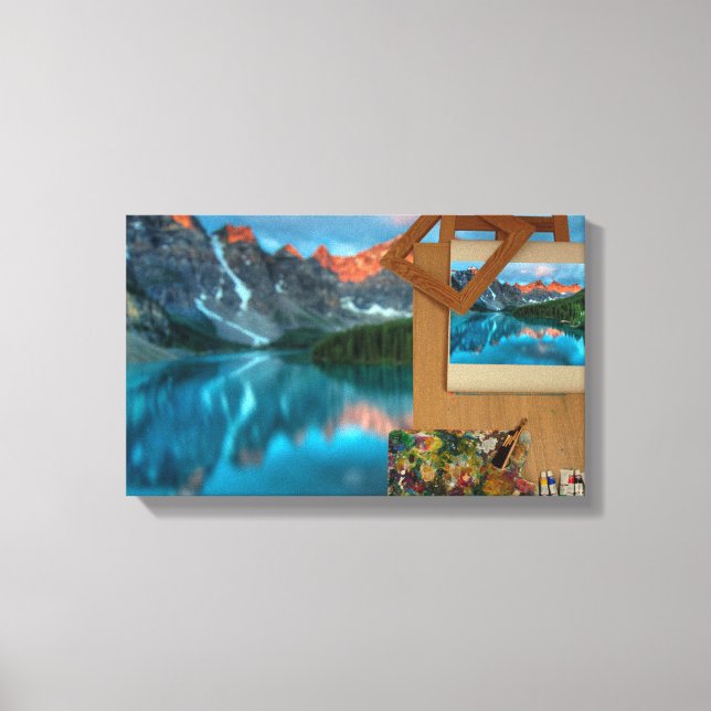 Banff national park canvas print (Front)