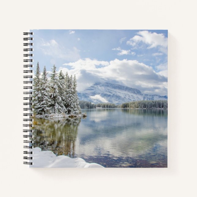 Banff National Park in winter Notebook (Front)
