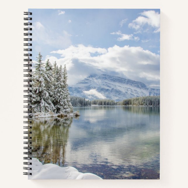 Banff National Park in winter Notebook (Front)