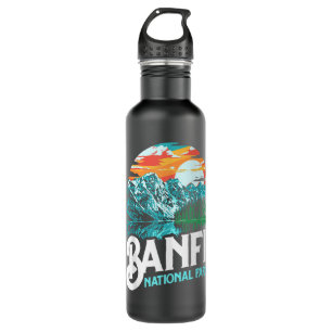Banff National Park Lake Louise Canada Vintage Gra 710 Ml Water Bottle