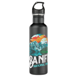 Banff National Park Lake Louise Canada Vintage Gra 710 Ml Water Bottle