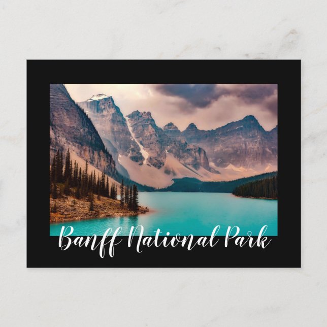 Banff National Park Lake Postcard (Front)