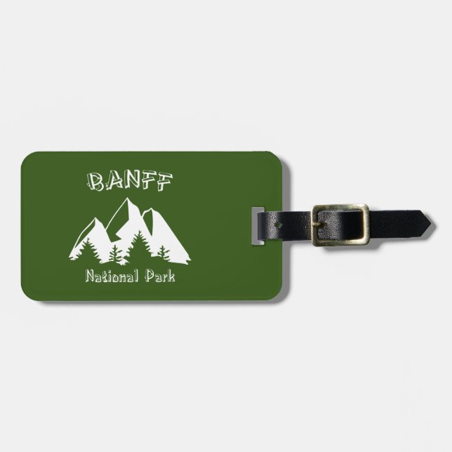 Banff National Park Luggage Tag (Front Horizontal)