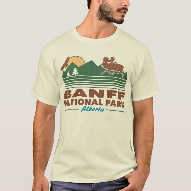 Banff National Park Moose T-Shirt (Front)