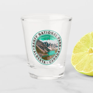 Banff National Park Moraine Lake Alberta Canada Shot Glass