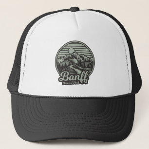Banff National Park Mountain Trail Trucker Hat