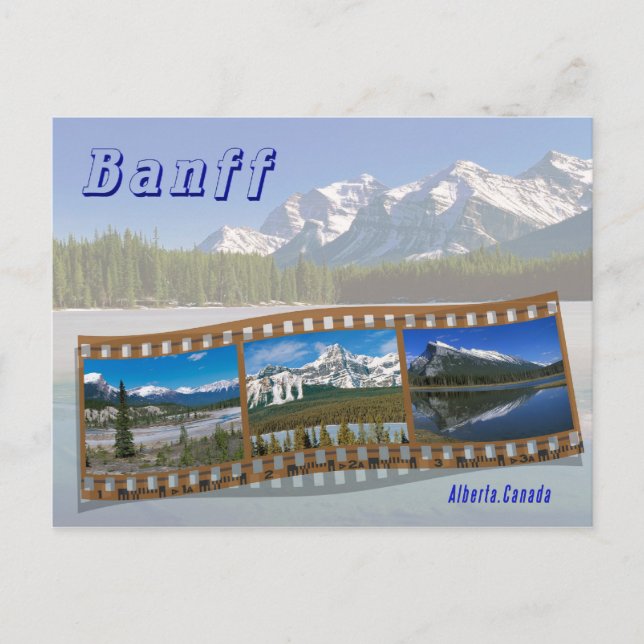 Banff national park postcard (Front)