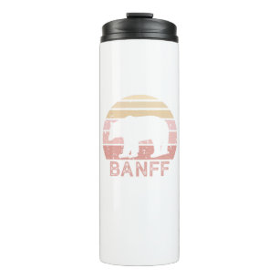 Banff National Park Retro Bear Thermal Tumbler
