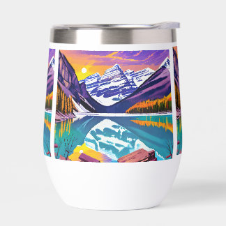 Banff National Park Retro Poster Art