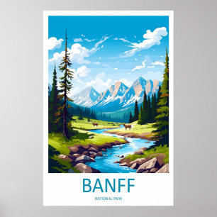 Banff National Park Travel Print Wall Art Banff