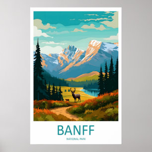 Banff National Park Travel Print Wall Art Banff