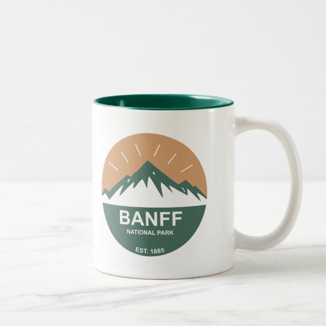 Banff National Park Two-Tone Coffee Mug (Right)
