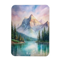 Banff National Park Watercolor Painting 
